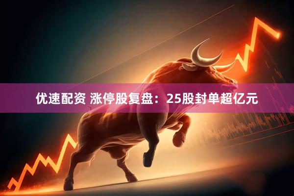 优速配资 涨停股复盘：25股封单超亿元
