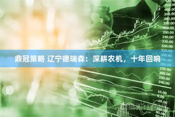 鼎冠策略 辽宁德瑞森：深耕农机，十年回响